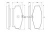 BOSCH 0 986 424 261 Brake Pad Set, disc brake